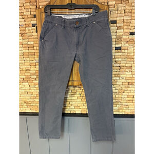 Windward Westward Japanese Canvas Grey Work Pant Size 34 Cotton Made In USA